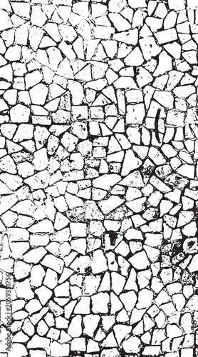 14-84. Surface Texture Vector Image of Stone Floor Vintage Tile Patterns - Illustration.
