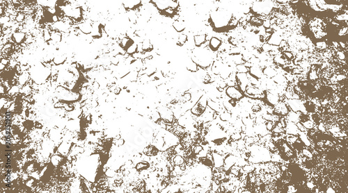 14-95. Surface texture vector image of the ground with large and small stones - illustration.
