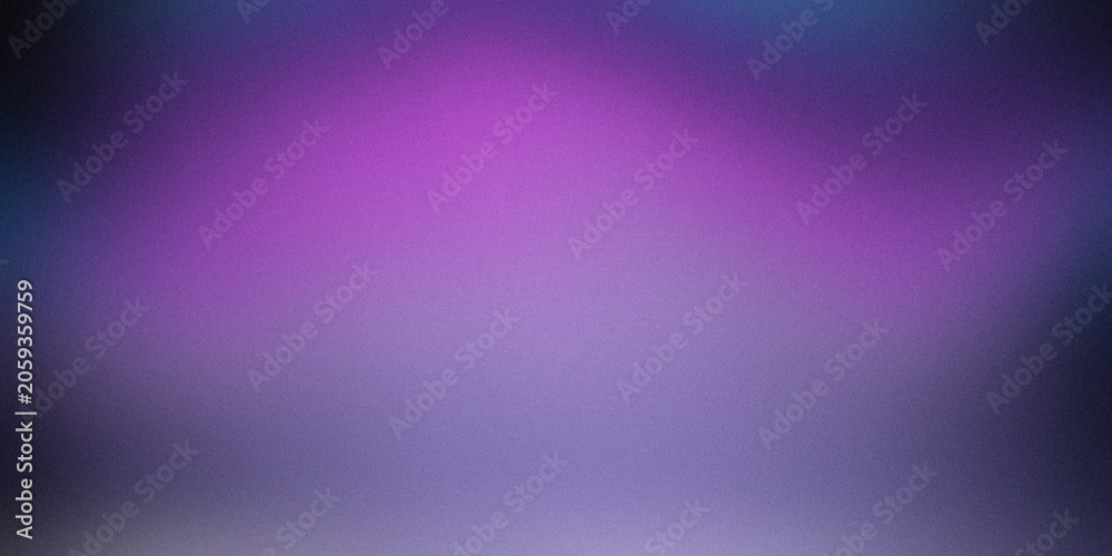 Fototapeta premium Abstract purple and blue gradient background with grain