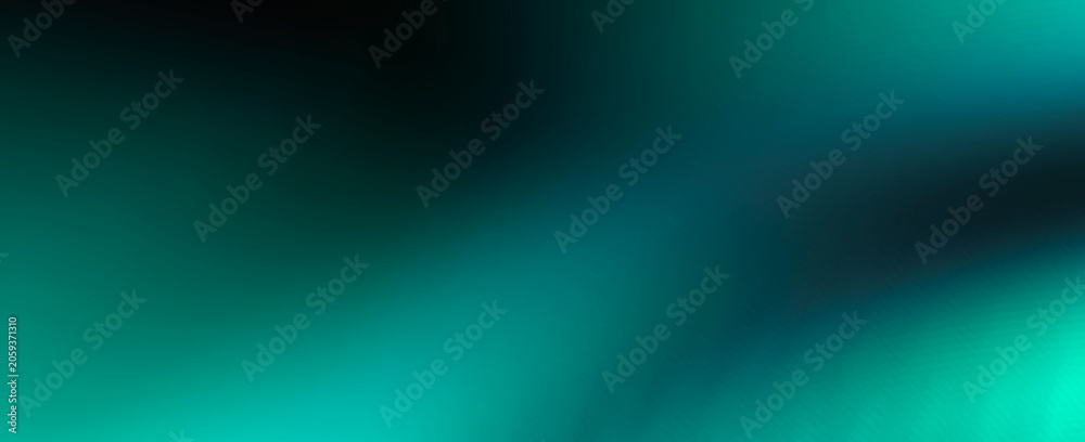 Obraz premium Dark teal and black abstract gradient background