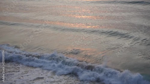 Coastal surfing scene for travel and lifestyle campaigns