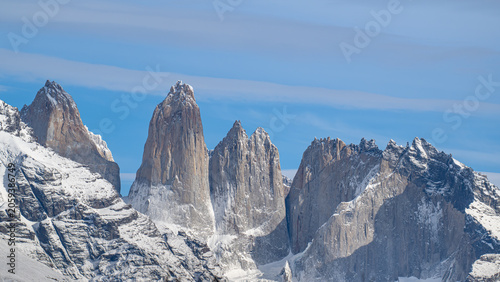 Rocky Mountain Peak in the Patagonian Massif