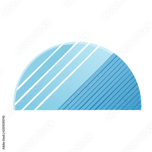 Blue geometric wave pattern
