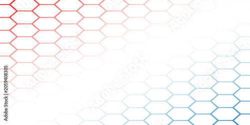 Hexagonal Line Pattern Red And Blue, Line, Hexagon, Abstract and Vector with Transparent Background
