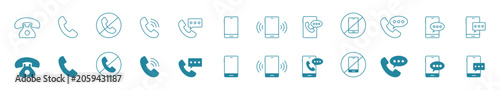 Valokuva Phone icon set