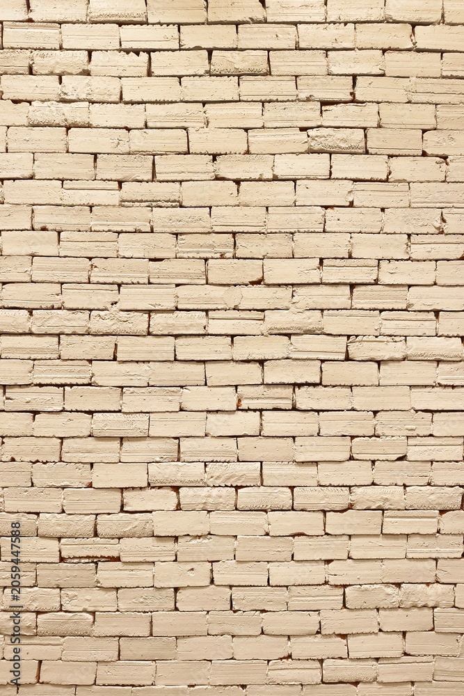 Fototapeta premium Texture of the white brick walls