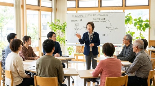 地域循環経済を語るシニアリーダー