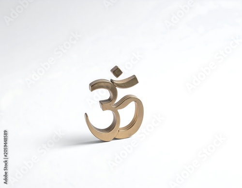 Om Symbol on White.