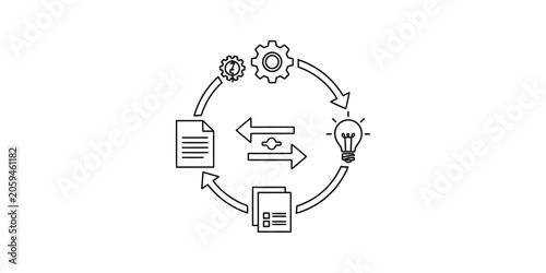 Business Workflow Cycle Icon