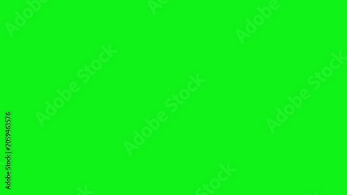Minimalist 3d arrow animation gliding smoothly on vibrant green background, for motion