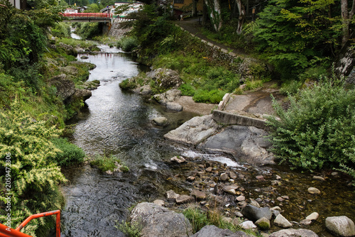 奈良県　洞川温泉風景