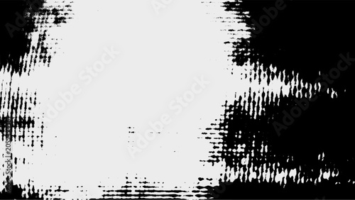 Bild auf Leinwand High Contrast Abstract Halftone Dot Pattern Texture Background Element