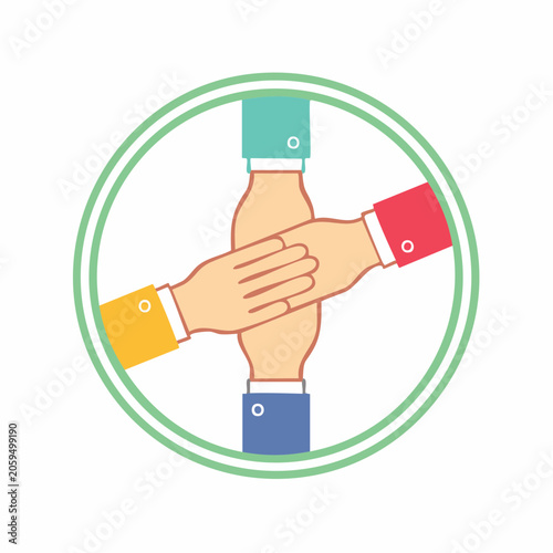 Teamwork and Unity Concept
