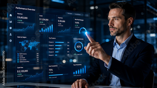 Data Driven Decision Making with KPI Analytics Dashboard