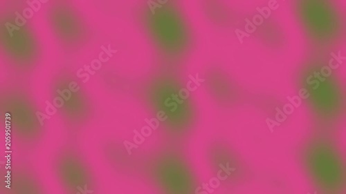 Blurred abstract background with green and pink organic shapes digital art texture