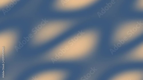 Blurred abstract background with beige and blue organic shapes and swirling patterns
