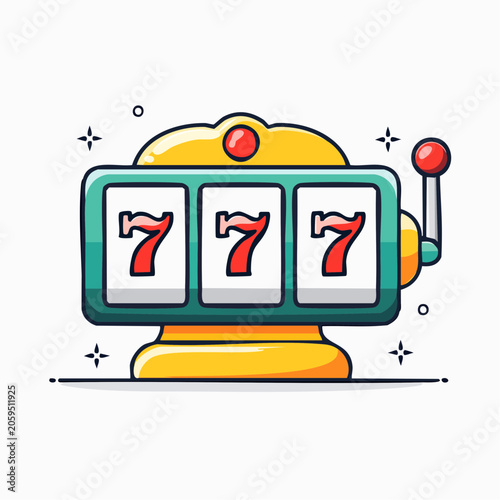 Slot Machine with Three Sevens