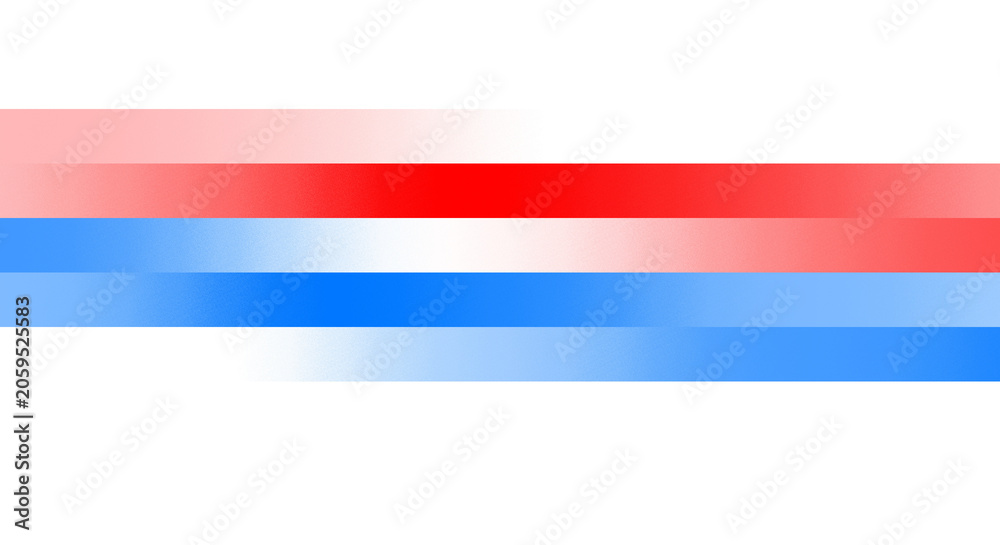 Fototapeta premium Abstract red and blue flowing wave background with dynamic ribbon curves for modern corporate design