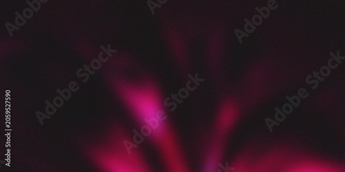 Abstract Dark Magenta Grainy Background with Bursting Pink Light Leaks. Textured Maroon Film Grain Gradient and Noise Effect for Minimalist Modern Graphic Design Wallpapers.