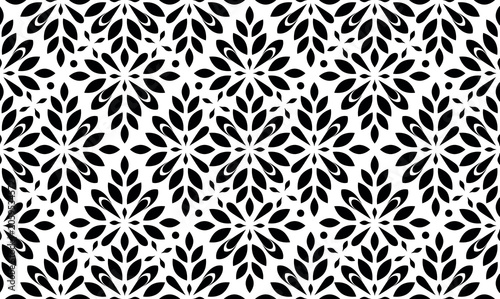 Obraz na plátně Flower geometric pattern