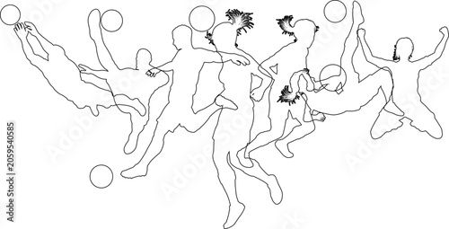 Soccer Football Players Mal...