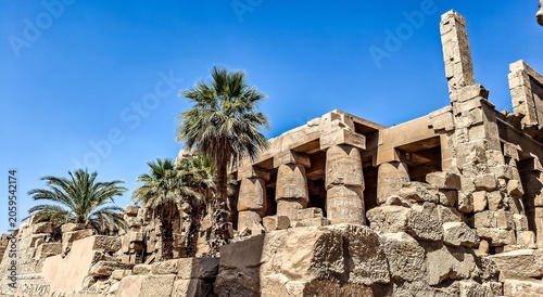 The Karnak Temple Complex, commonly known as Karnak near Luxor, Egypt. 
