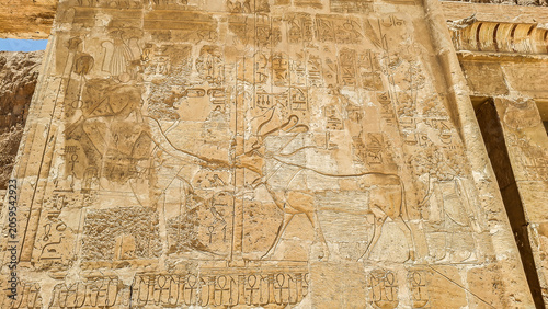 The mortuary temple of Hatshepsut, Egypt.