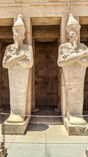 The mortuary temple of Hatshepsut, Egypt.