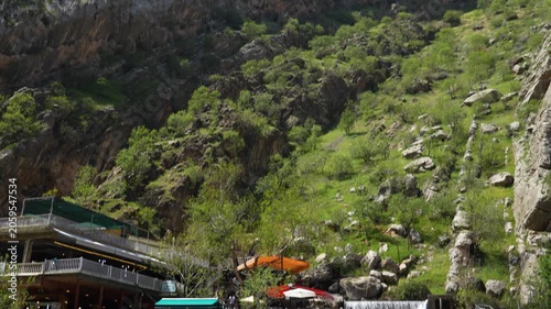 Bekhal Waterfall near Erbil in Kurdistan
