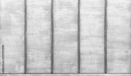 фотографія Metal roof painted in white, top view