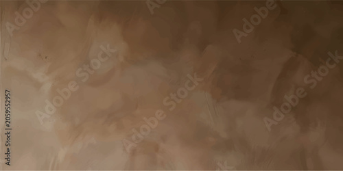 Fotografie Rough Textured Concrete Wall Surface with Grungy Brown Tones and Subtle Imperfec
