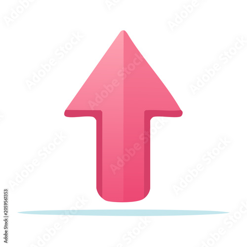 Pink shopping bag flat design vector