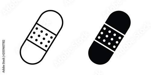 Fotografie Band aid icon for your website and app ui designs