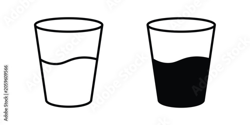 фотографія Glass Water icon for your website and app ui designs