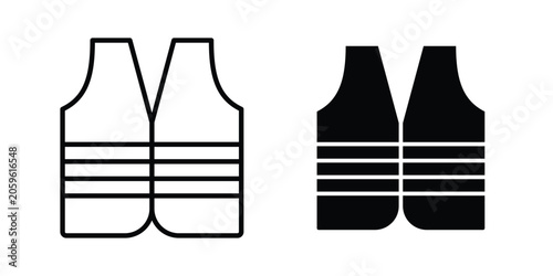 Fotografija Safety vest icon for your website and app ui designs