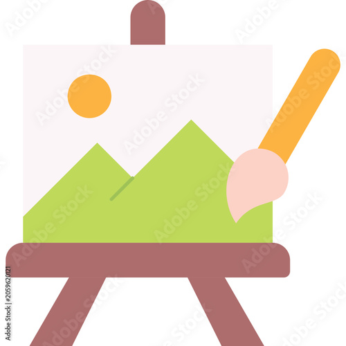Canvas Print Hobby Illustration