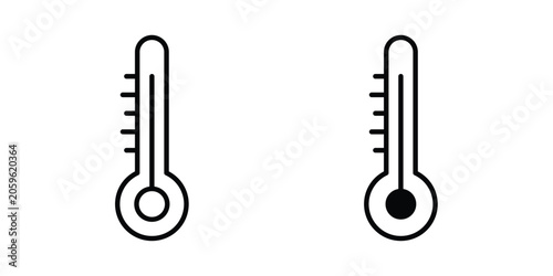 Fotografie Temperature icon for your website and app ui designs