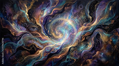 abstract fractal background