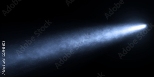 Foto Abstract blue light background with glowing beams, digital energy and night glow