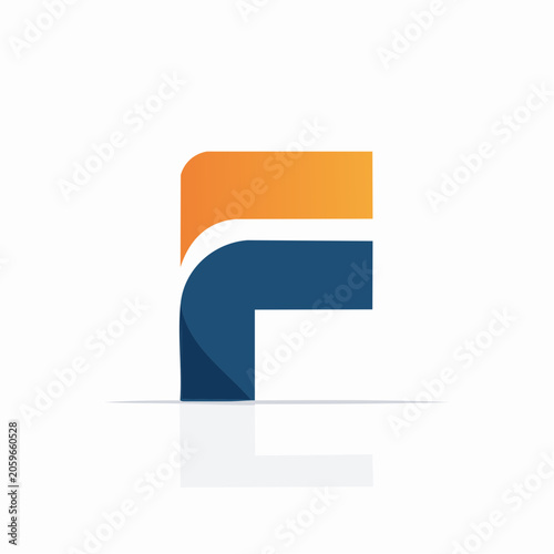 Modern Letter F Logo Design