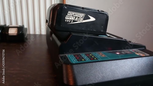 Dual battery charger with LED light