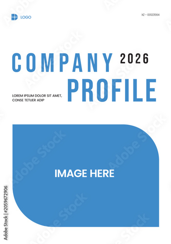 Clean Minimalist Company Profile Brochure Template