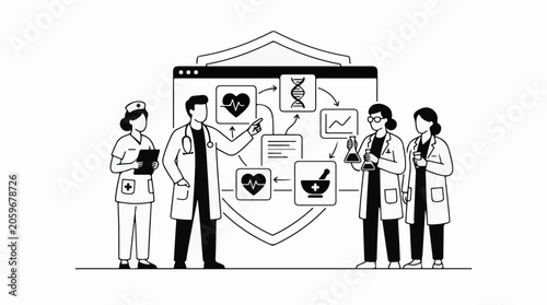 Medical professionals discuss health data security