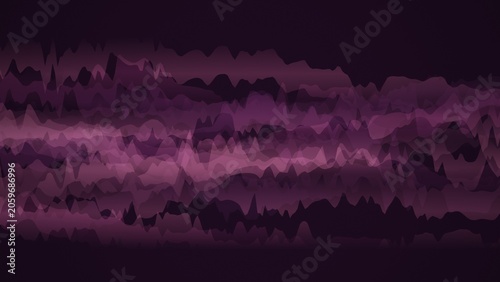 Low Poly Abstract Mountain Range Background