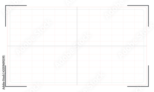 Analog Camera Viewfinder Overlays Transparent Vector Overlay