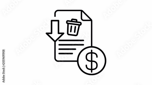download waste payment animation
