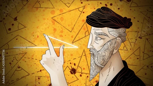 greek philosopher mathematician discovering the pythagorean theorem