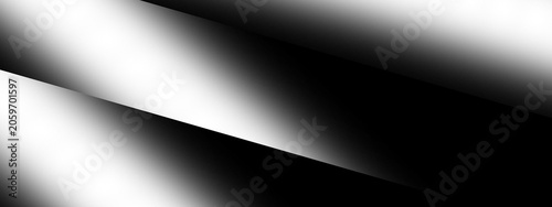 Foto Abstract Black and White Linear Gradient Background with Smooth Curves and Minim
