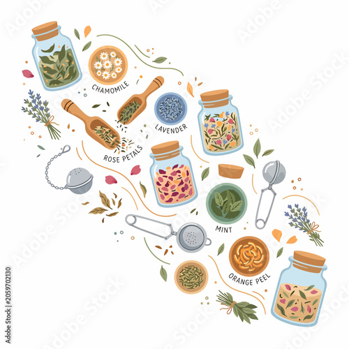Variety of homemade canned food.