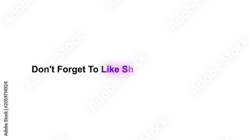 Dont forget to like share And comments title reveal text animation with alpha channel